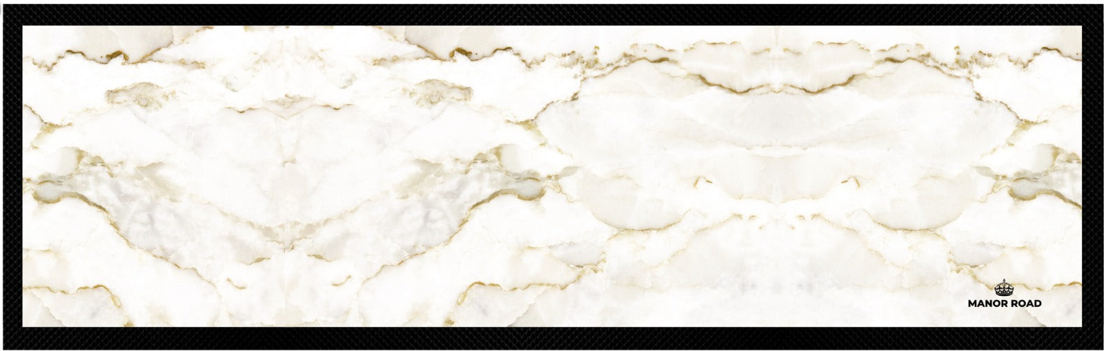 MR Beige Marble Bar Mat Large