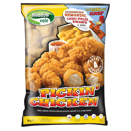 Meadowvale Pickin' Popcorn Chicken 1kg
