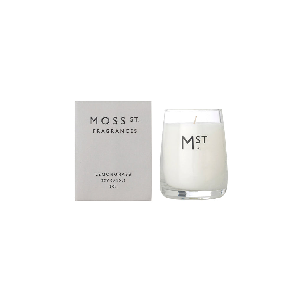 Moss St Lemongrass 80g Candle