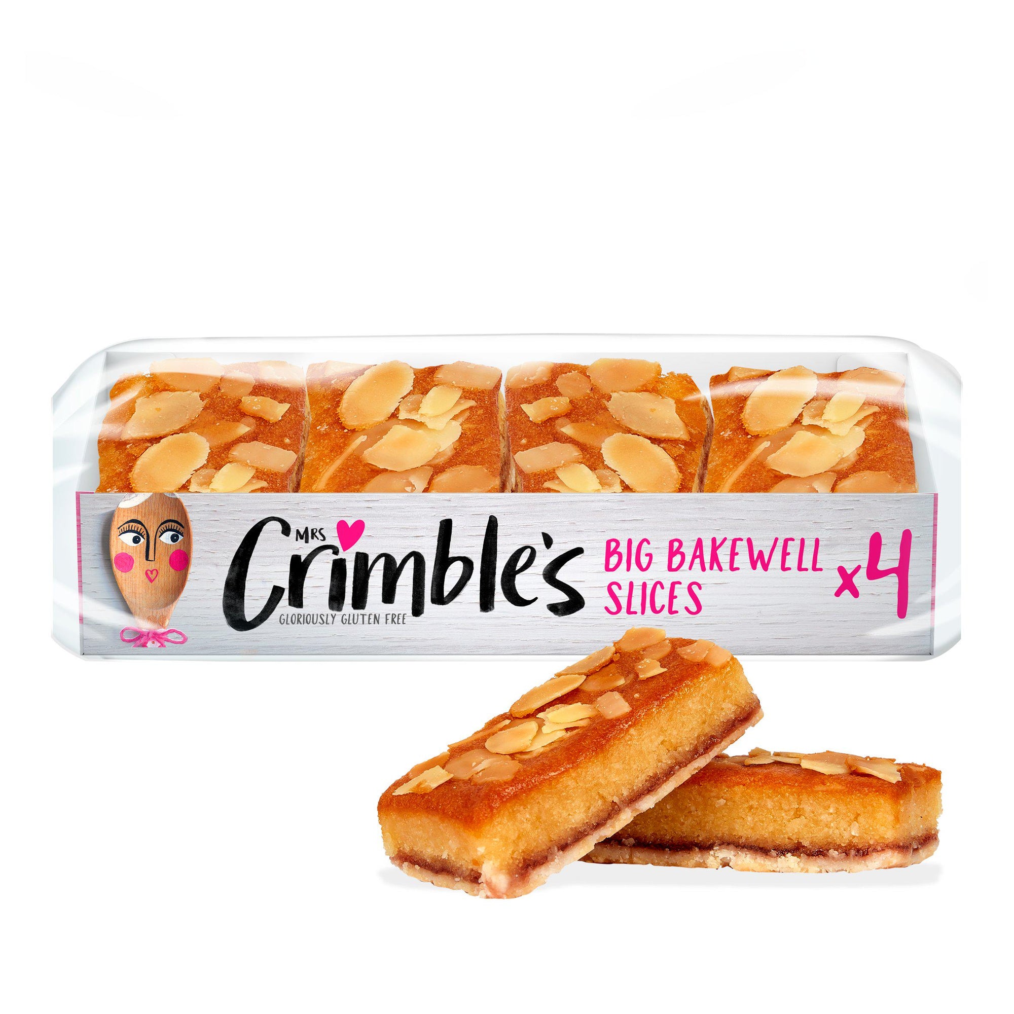 Mrs Crimbles Bakewell Slices 4pk