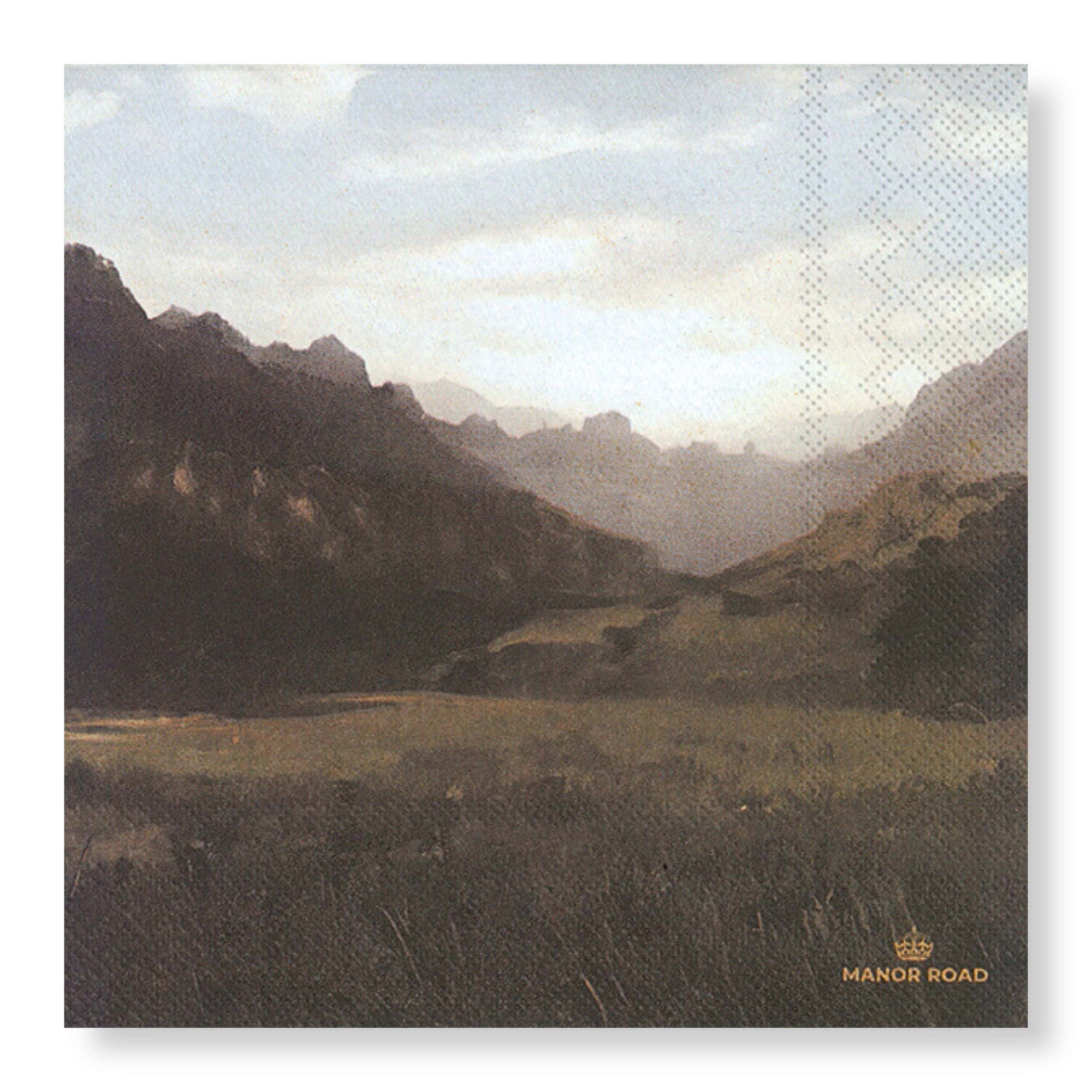 Manor Road Serviettes 40cm The Landscape Pk 20