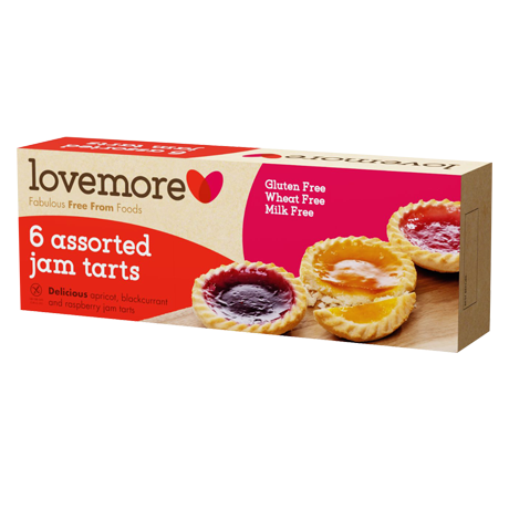 Lovemore 6 Gluten Free Assorted Jam Tarts