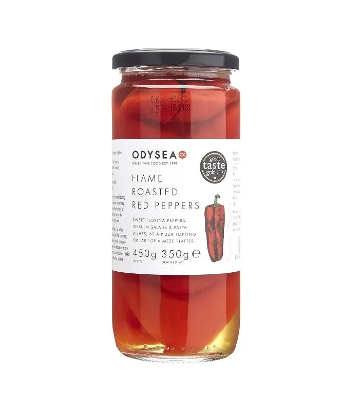 Odysea Roasted Red Peppers 450g