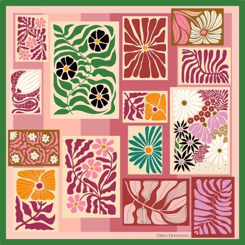 Retro Artcards Emerald