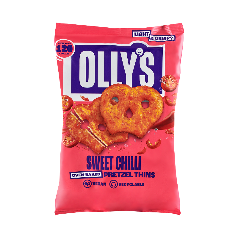 Olly's Sweet Chilli Pretzel Thins 140g