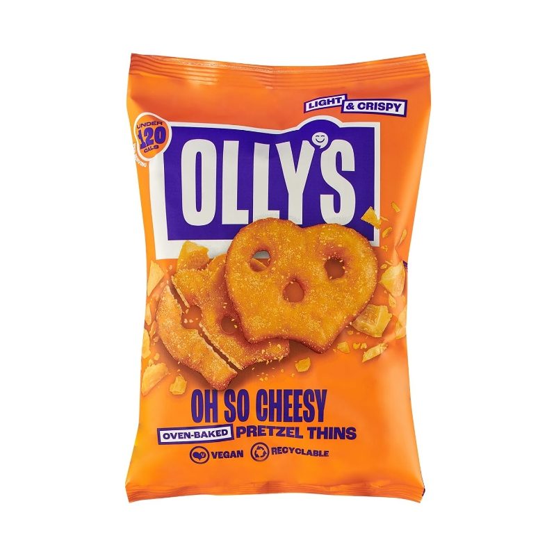 Olly's Oh So Cheesy Pretzel Thins 140g