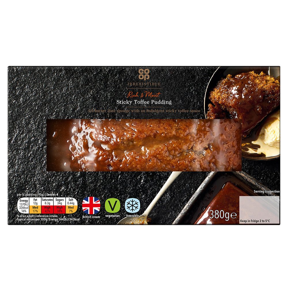 Co Op Irresistible Sticky Toffee Pudding