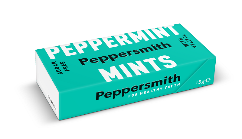 +Peppersmith Sugar Free Peppermint Fresh Mints 15g