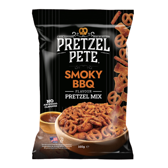 Pretzel Pete Smokey BBQ 160g