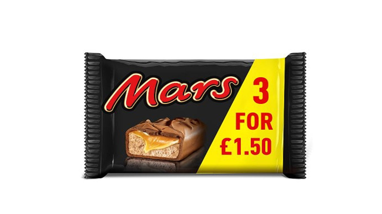 Mars Bar 3 pack PM 1.50
