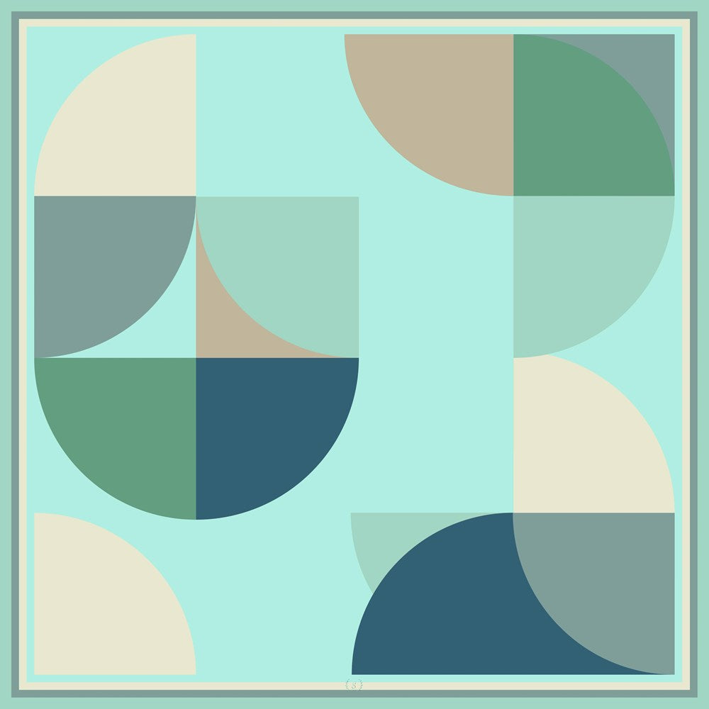 Curtained Mint Samara 90cm