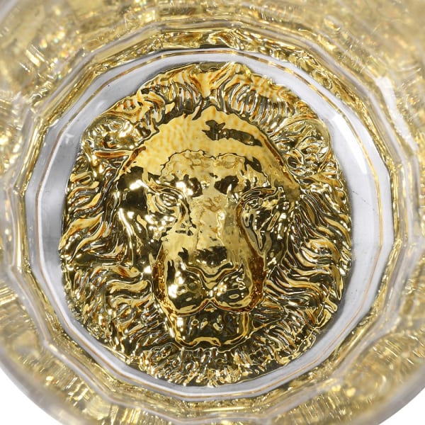 Set of 4 Gold Lionhead Tumblers