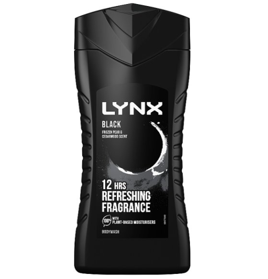 Lynx Black Body Wash 225ml