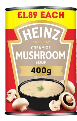 Heinz Cream of Mushroom Soup PMP1.89 400g