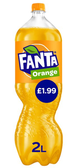 BULK Fanta Orange 6x2L