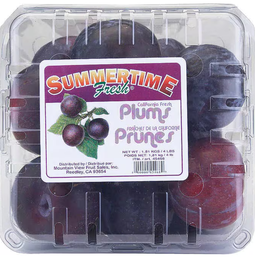 Costco Plum Punnet 1kg (approx. 8)