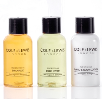 Cole & Lewis Lemongrass & Bergamot Toiletry Set - 3x50ml