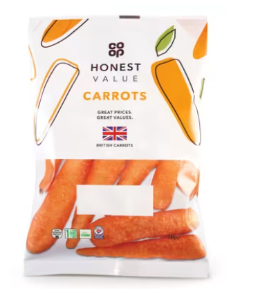 Co Op Honest Value Carrots