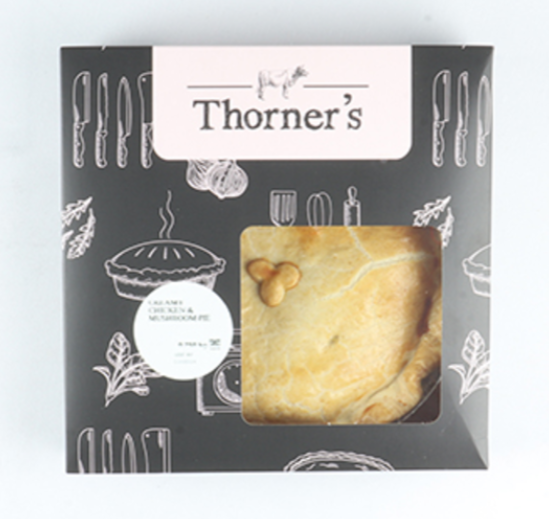 Thorners Chicken & Mushroom Pie Large