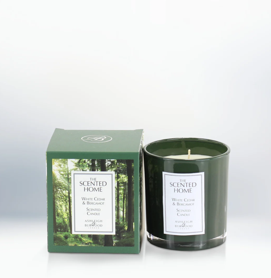 A&B White Cedar & Bergamot 70g Candle