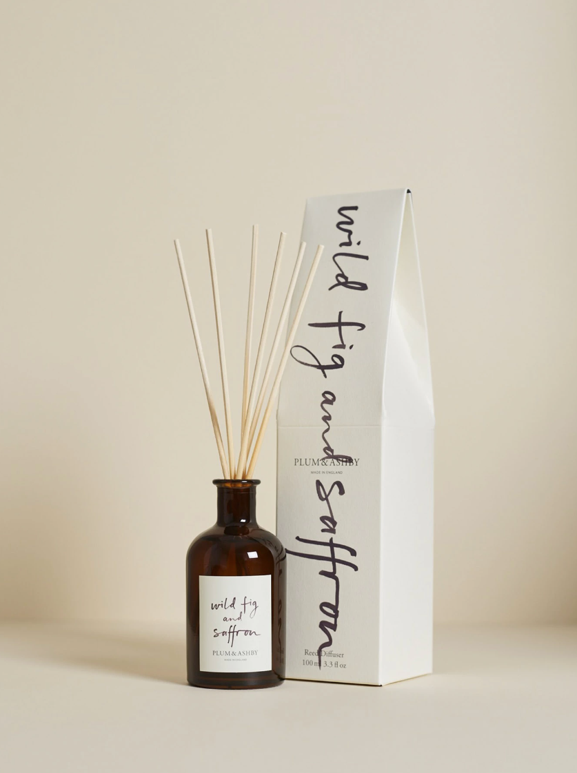 Plum & Ashby Wild Fig & Saffron Reed Diffuser 100ml