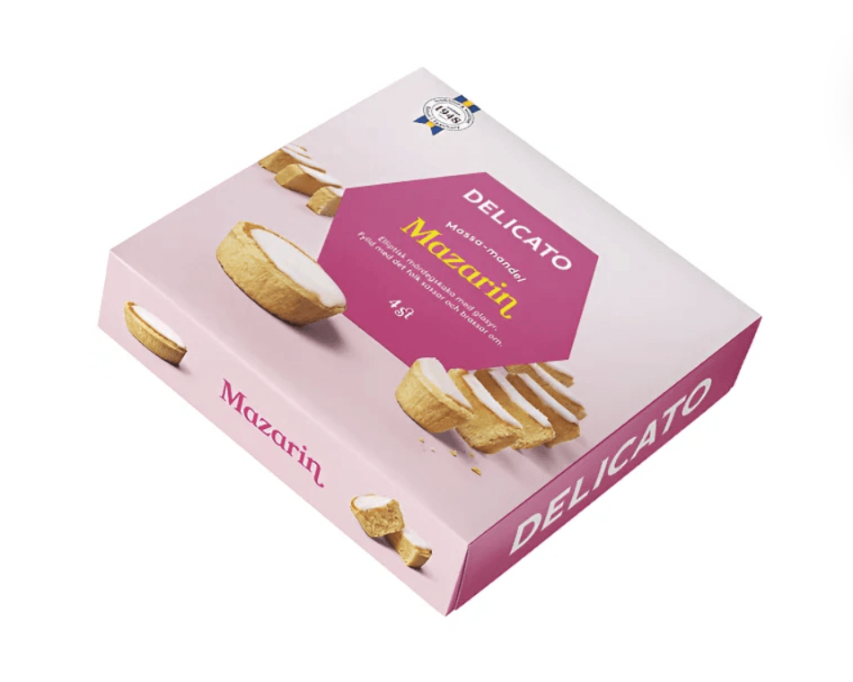 Delicato Mazarin Almond Pastries 4pack