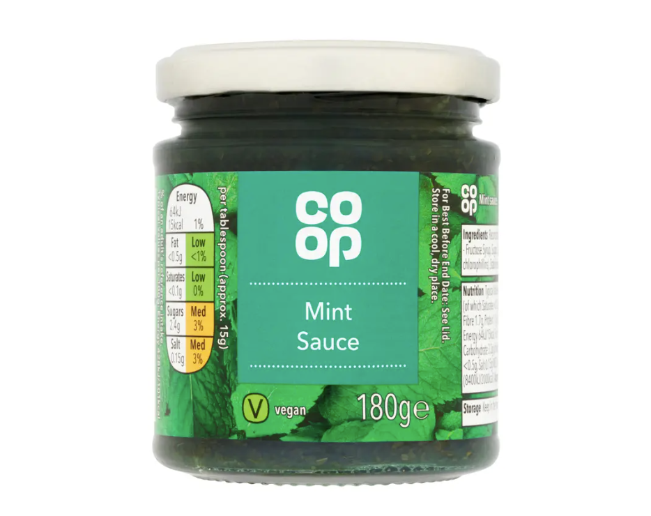 Co Op Mint Sauce 185g