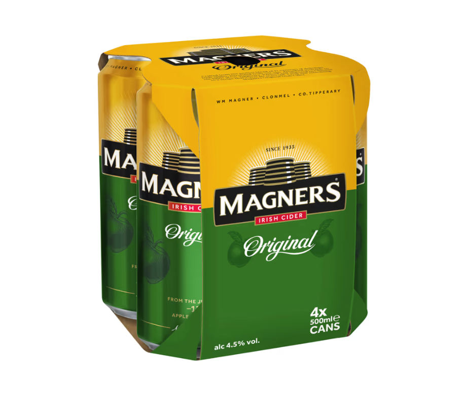 Magners Irish Cider 4x500ml PMP5.85