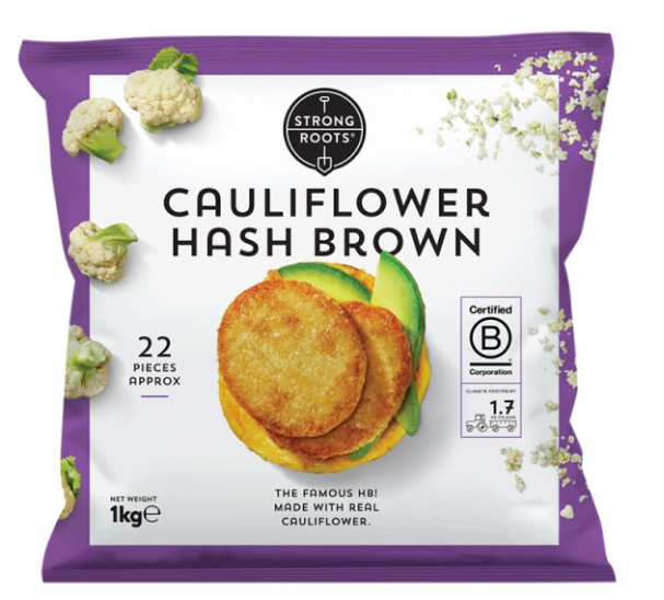 Strong Roots Cauliflower Hash Browns 1kg
