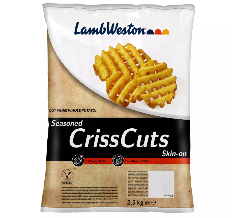 Lamb Weston Seasoned Crisscuts 2.5kg