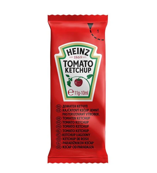 Heinz Tomato Ketchup Sachets 200 x 10ml Sachets
