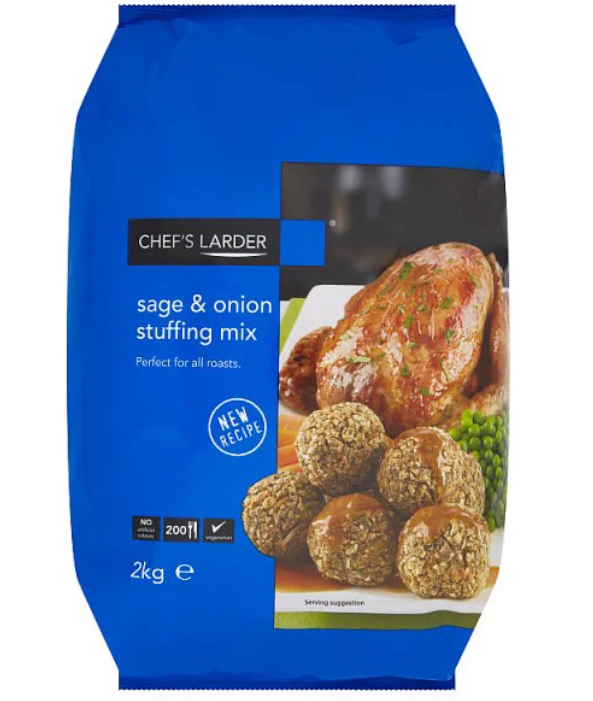 Chef's Larder Sage & Onion Stuffing Mix 2kg