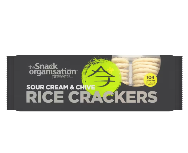 Snack Organisation Sour Cream & Chive Rice Cracker