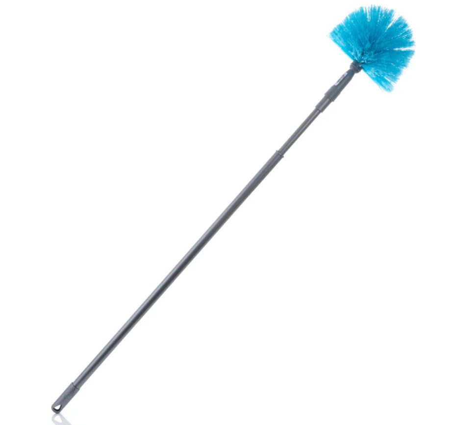 Leecroft Telescopic Cobweb Brush & Handle