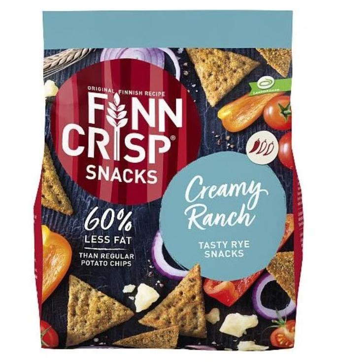 Finn Crisp Creamy Ranch Snacks 150g