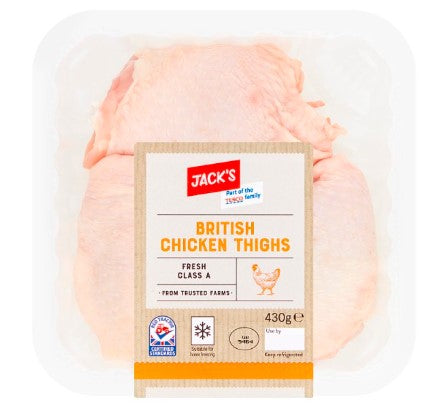 Jack's Chicken Thighs 430g