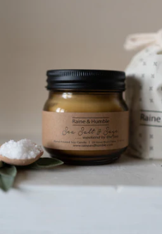 Mw Soy Wax Jar Candle Sea Salt & Sage