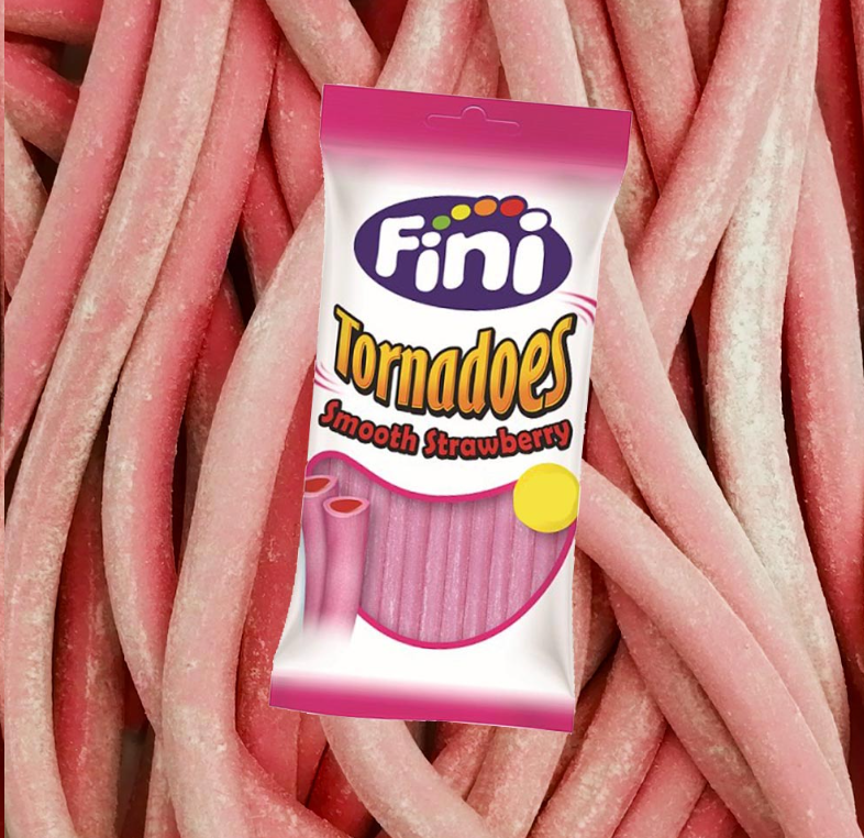 Fini Tornadoes Smooth Strawberry 140g PMP1.25