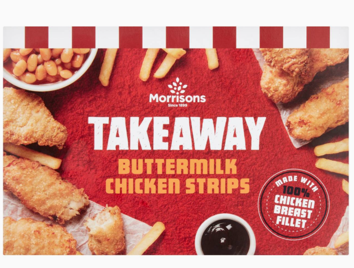Morrisons Takeaway Buttermilk Chicken Strips 350g