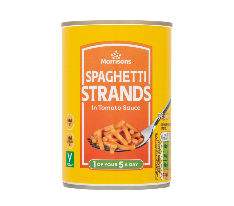 Morrisons Savers Spaghetti In Tomato Sauce 395g