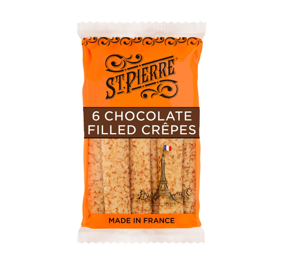 St Pierre 6 Choc Filled Crepes 192g