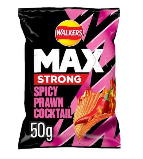 Walkers Max Strong Spicy Prawn Cocktail 50g