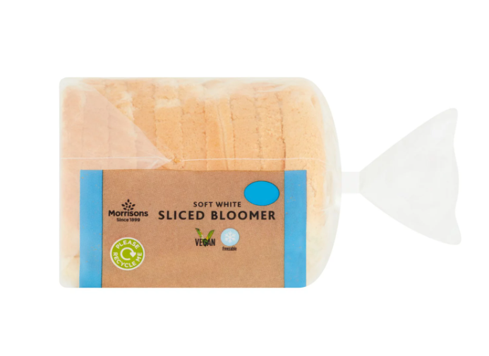 Morrisons Soft White Sliced Bloomer 400g