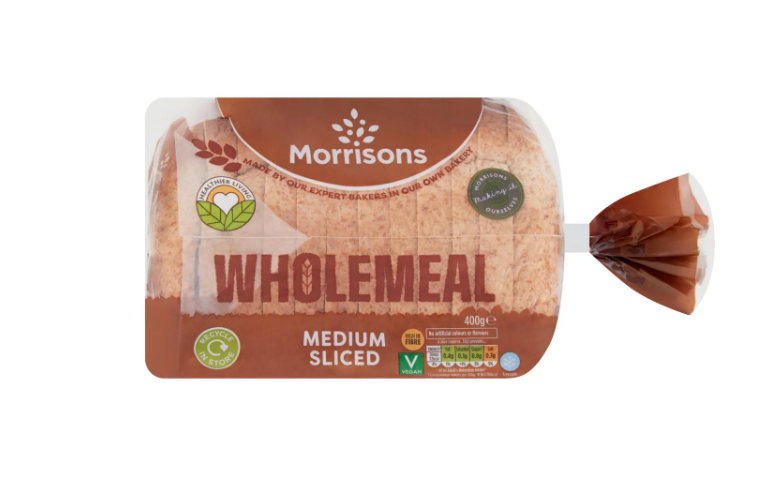 Morrisons Medium Wholemeal Loaf 400g [433]