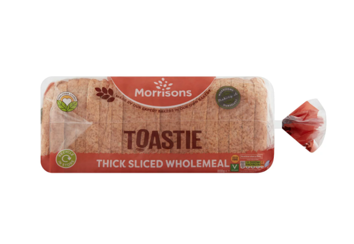 Morrisons Wholemeal Toastie 800g