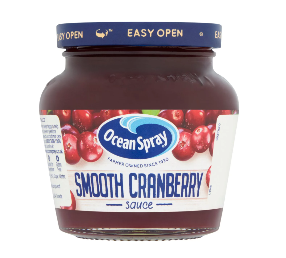 Ocean Spray Cranberry Smooth Sauce 200g