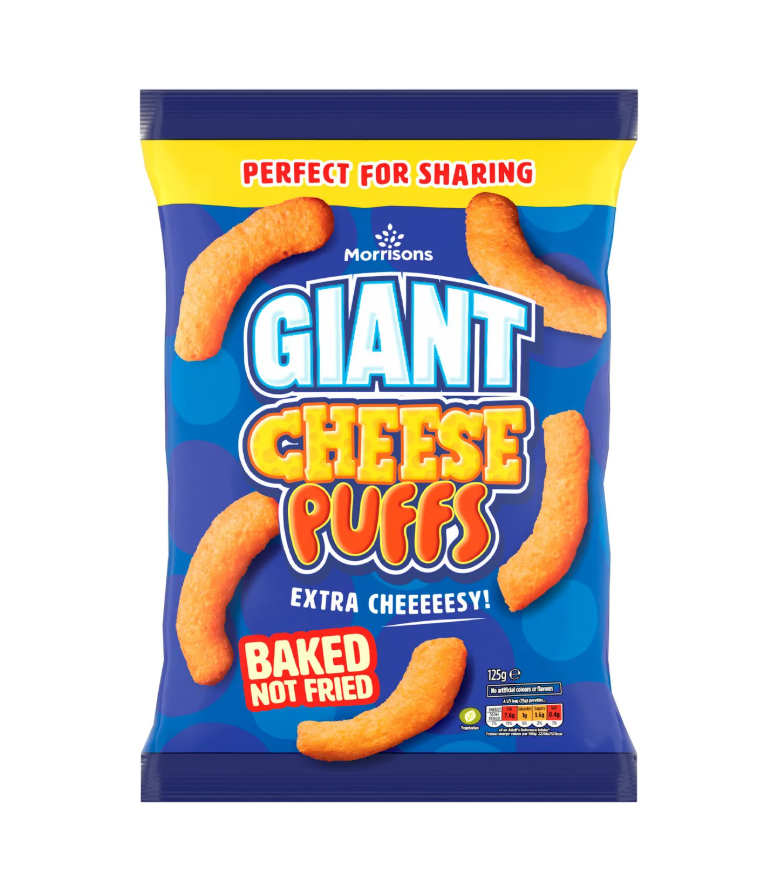 Morrisons Giant Cheese Puffs 125g