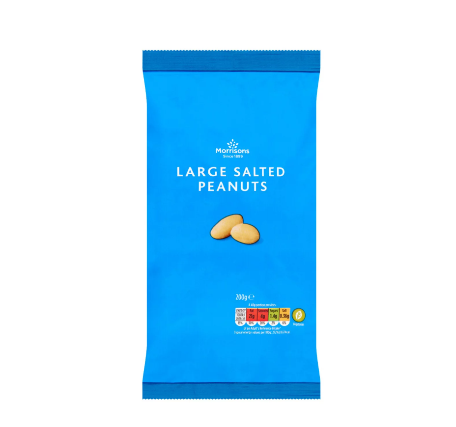 Morrisons Salted Peanuts 200g