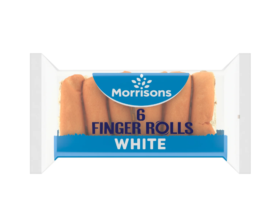 Morrisons Finger Rolls 6pk