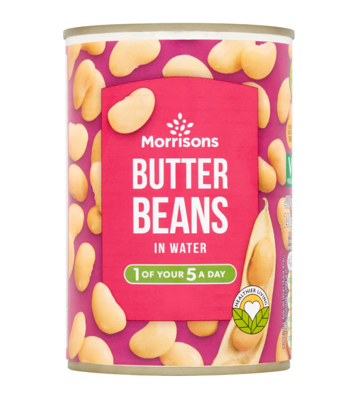 Morrisons Butter Beans in Water 400g